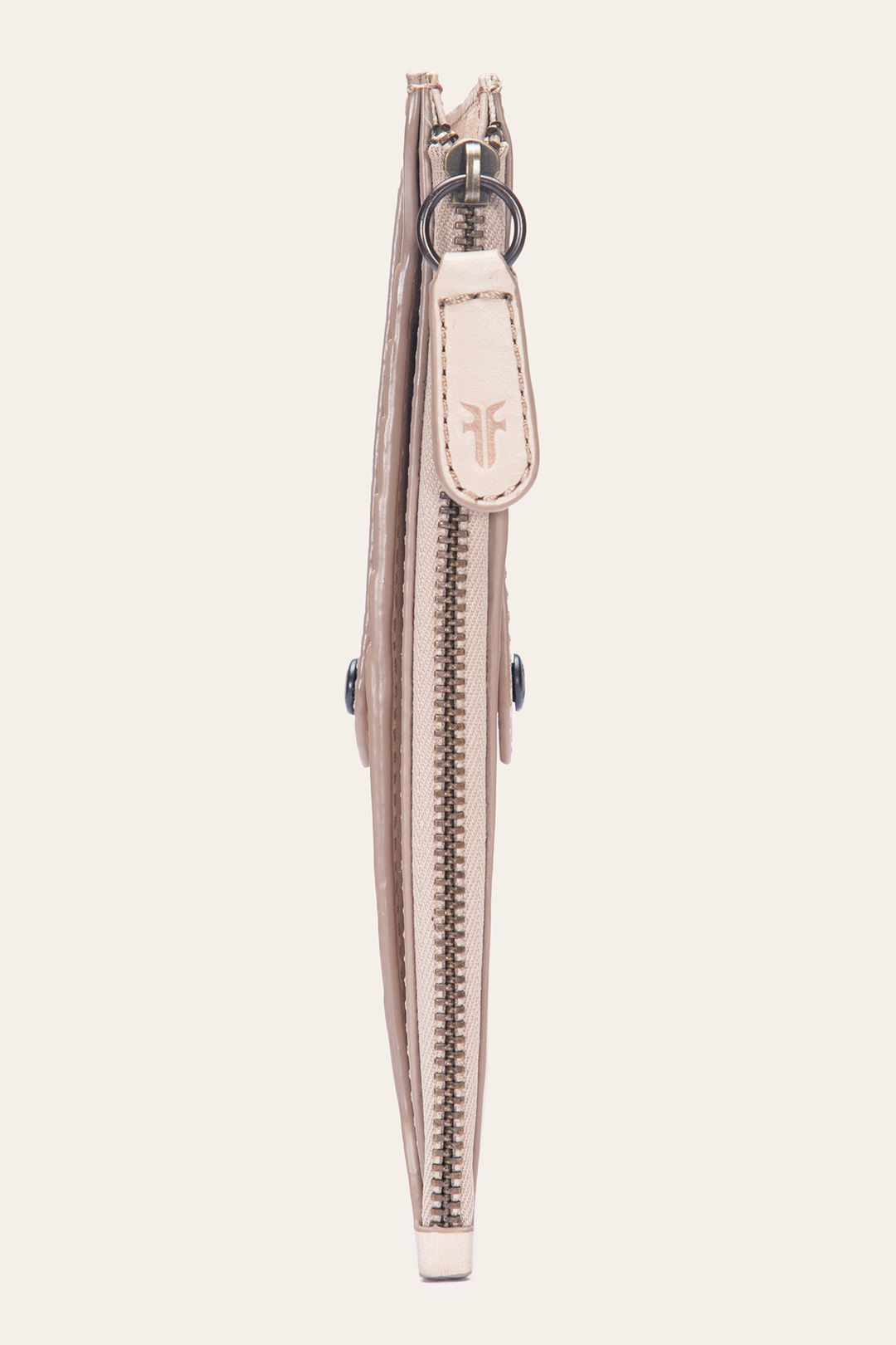 Frye Melissa Nude Snap Card Wallet / Nude