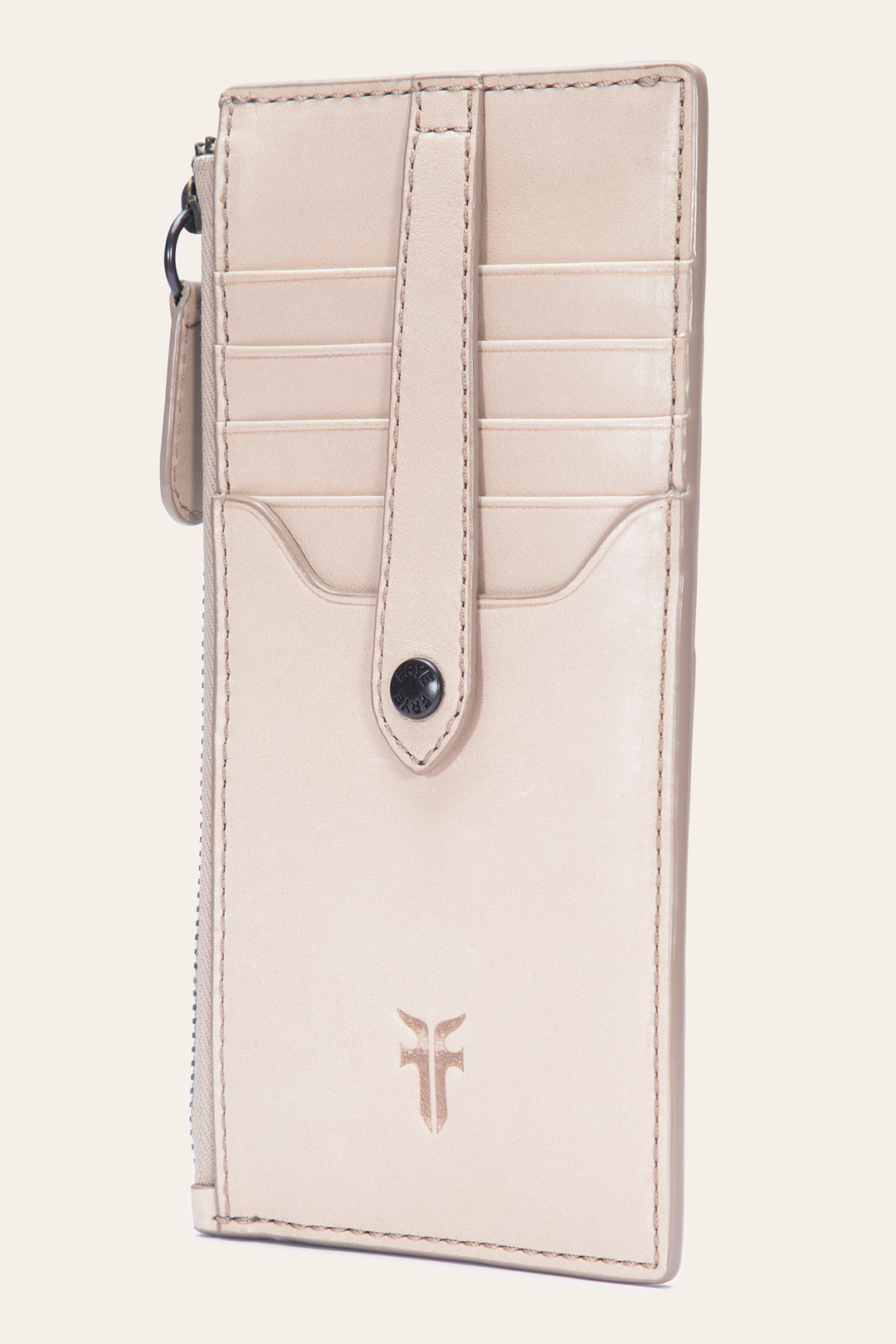 Frye Melissa Nude Snap Card Wallet / Nude