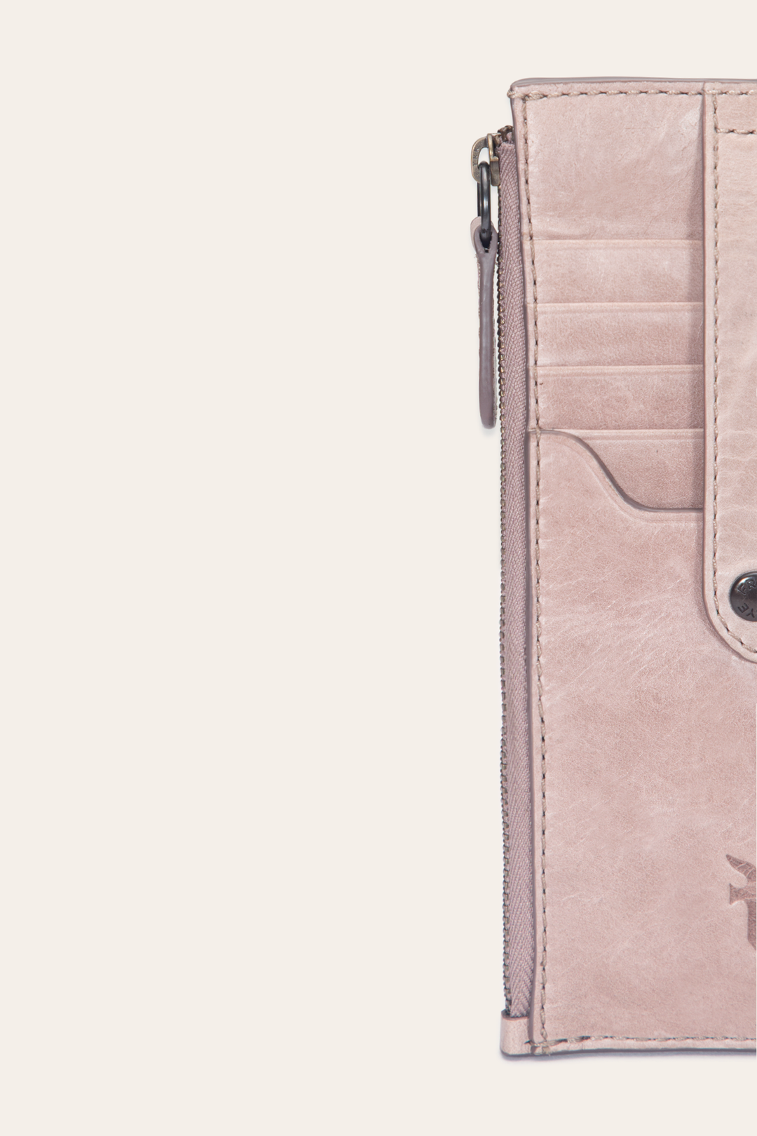 Frye Melissa Mushroom Snap Card Wallet / Mushroom