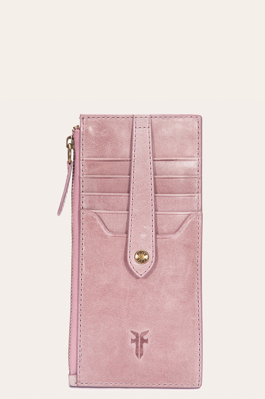 Frye Melissa Orchid Snap Card Wallet / Orchid