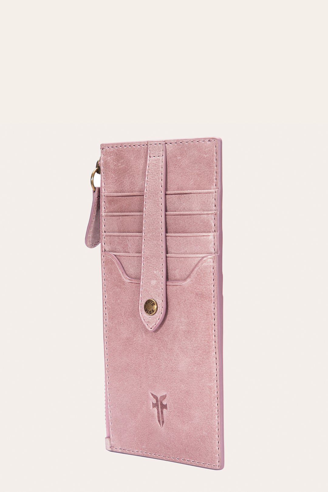 Frye Melissa Orchid Snap Card Wallet / Orchid