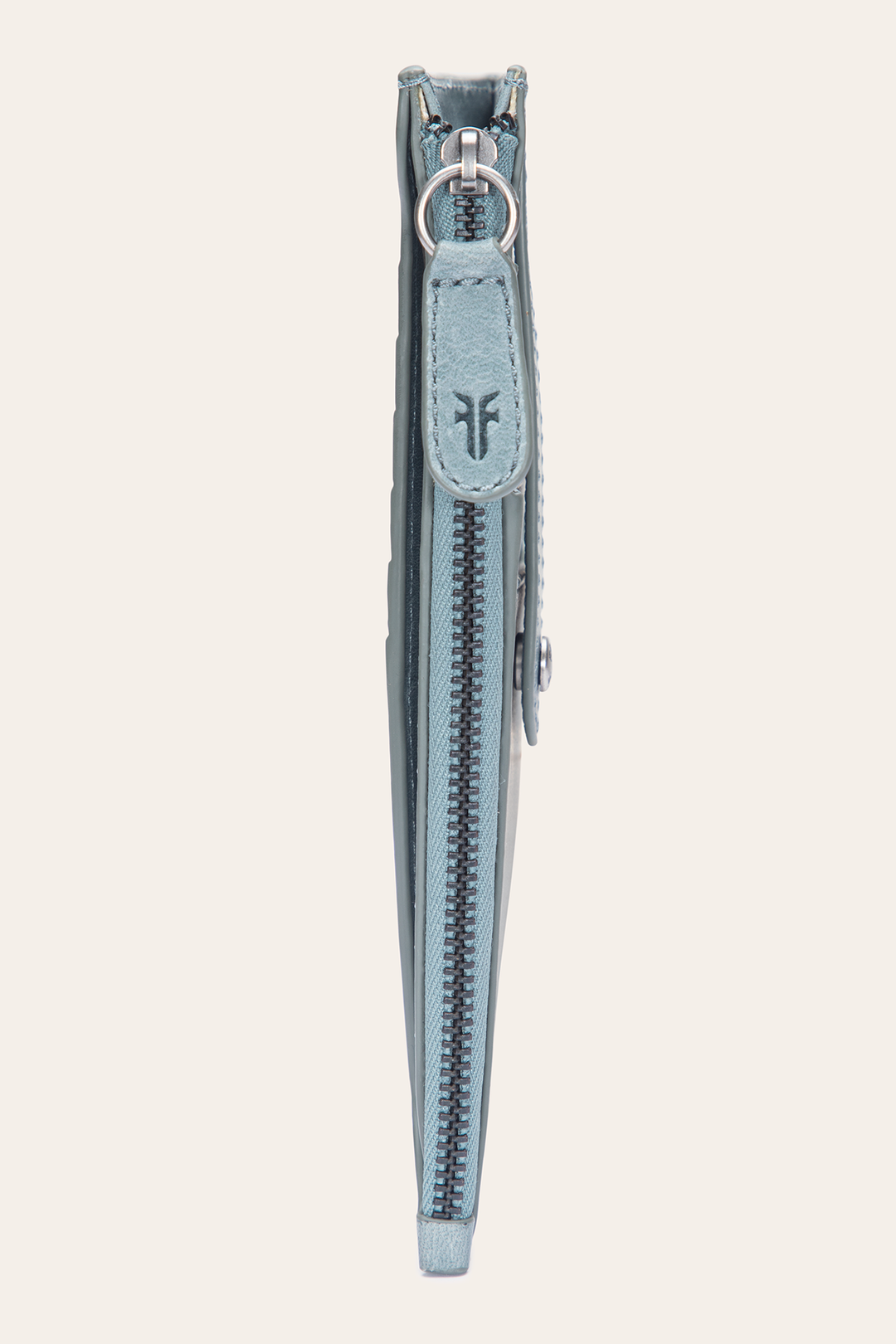 Frye Melissa Sky Blue Snap Card Wallet / Sky Blue
