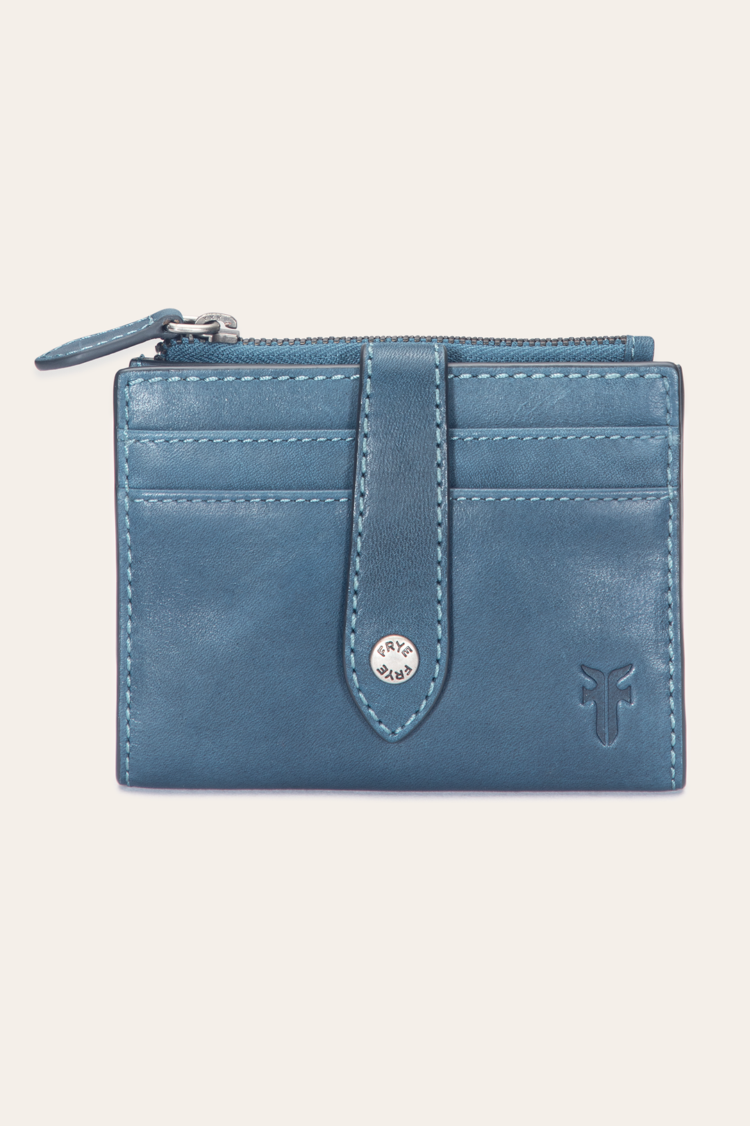 Frye Melissa Steel Coin Purse / Steel