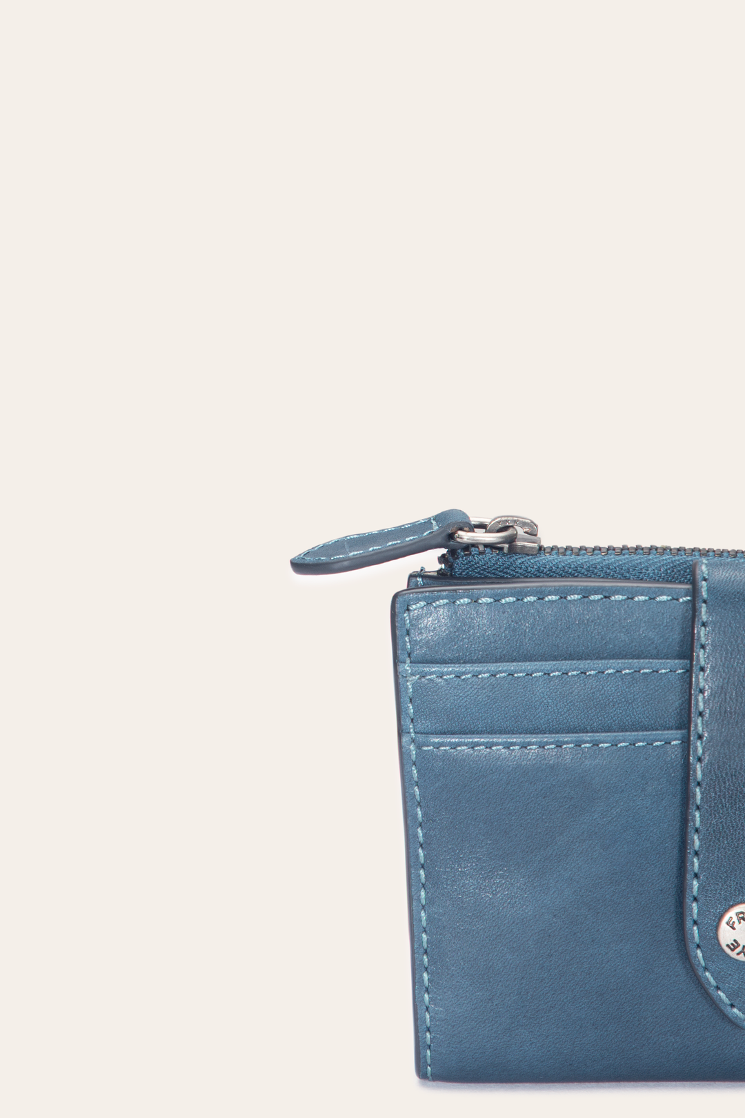 Frye Melissa Steel Coin Purse / Steel