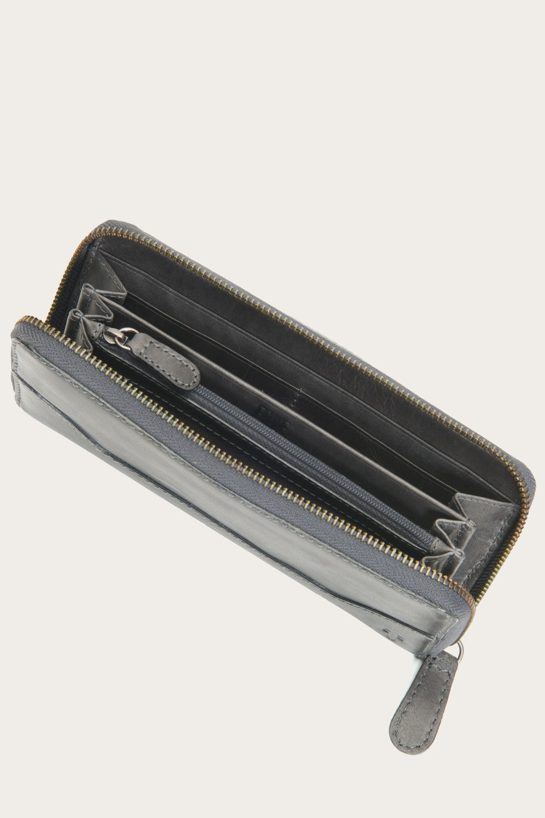 Frye Melissa Carbon Zip Wallet / Carbon