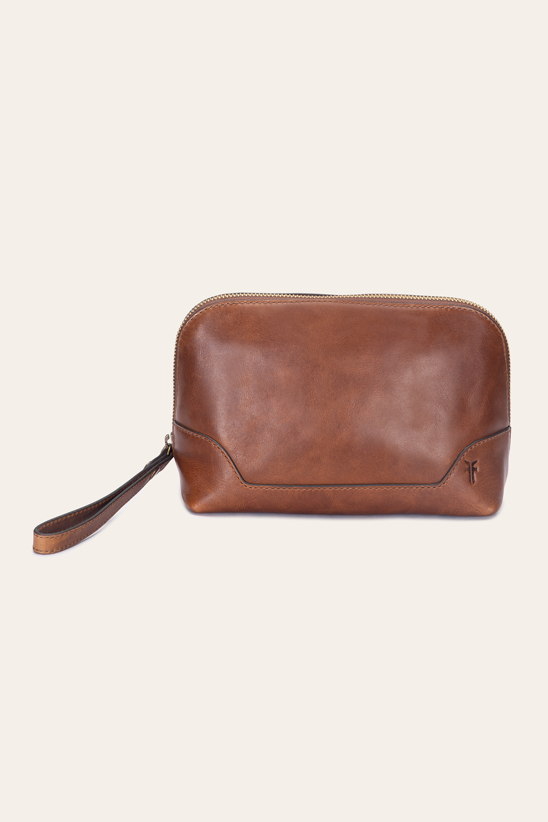Frye Melissa Cognac Carry All Clutch / Cognac