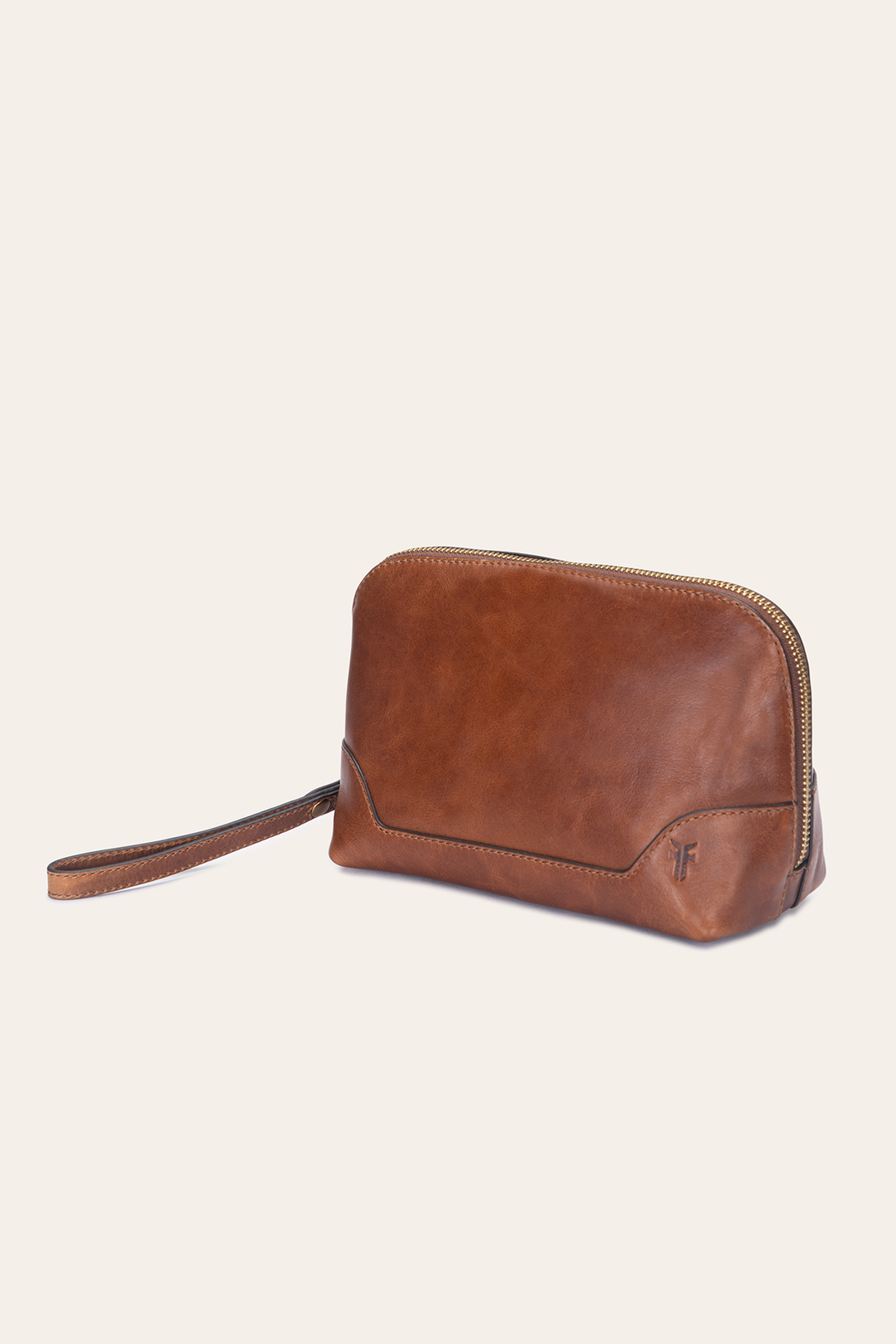 Frye Melissa Cognac Carry All Clutch / Cognac