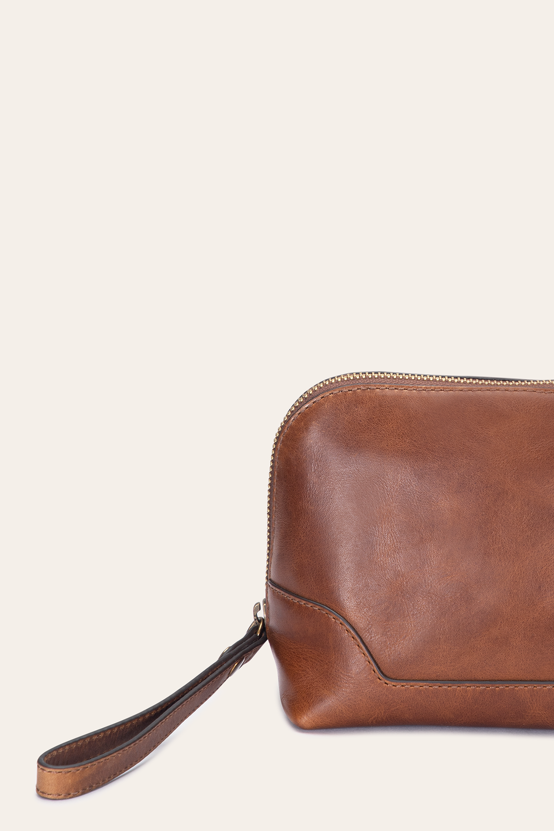 Frye Melissa Cognac Carry All Clutch / Cognac