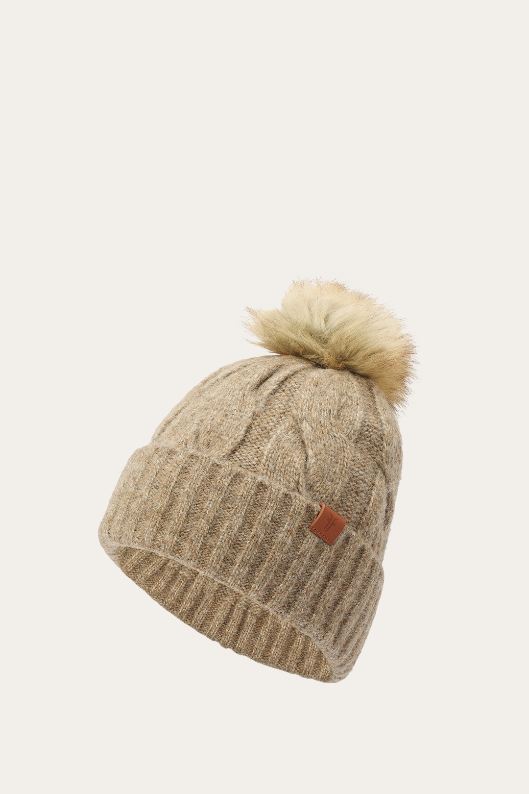 Frye Burnt Olive Wide Cable Cuff Hat / Burnt Olive