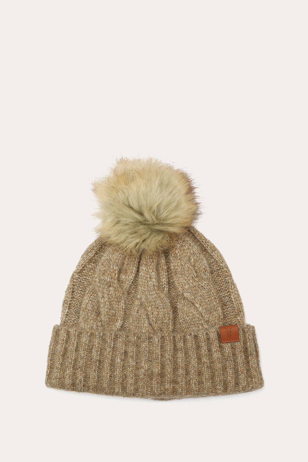 Frye Burnt Olive Wide Cable Cuff Hat / Burnt Olive