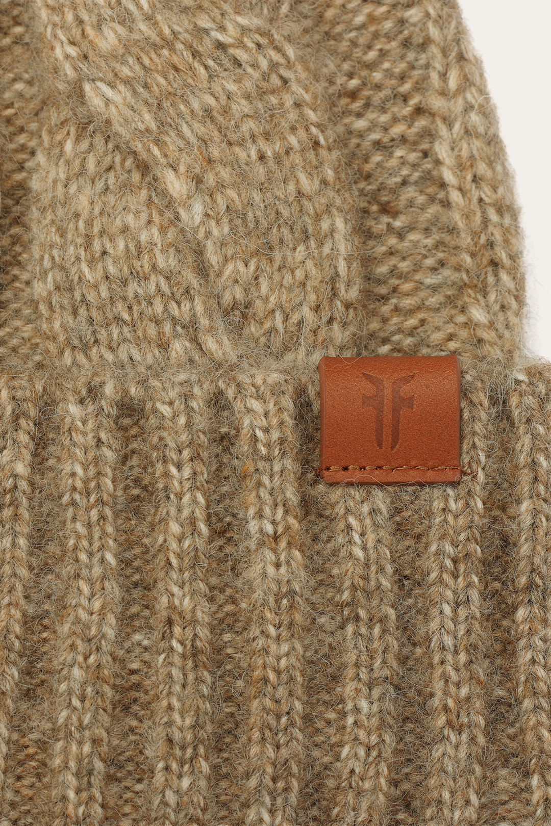 Frye Burnt Olive Wide Cable Cuff Hat / Burnt Olive