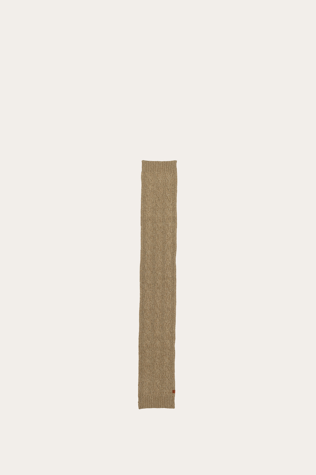 Frye Burnt Olive Wide Cable Scarf / Burnt Olive