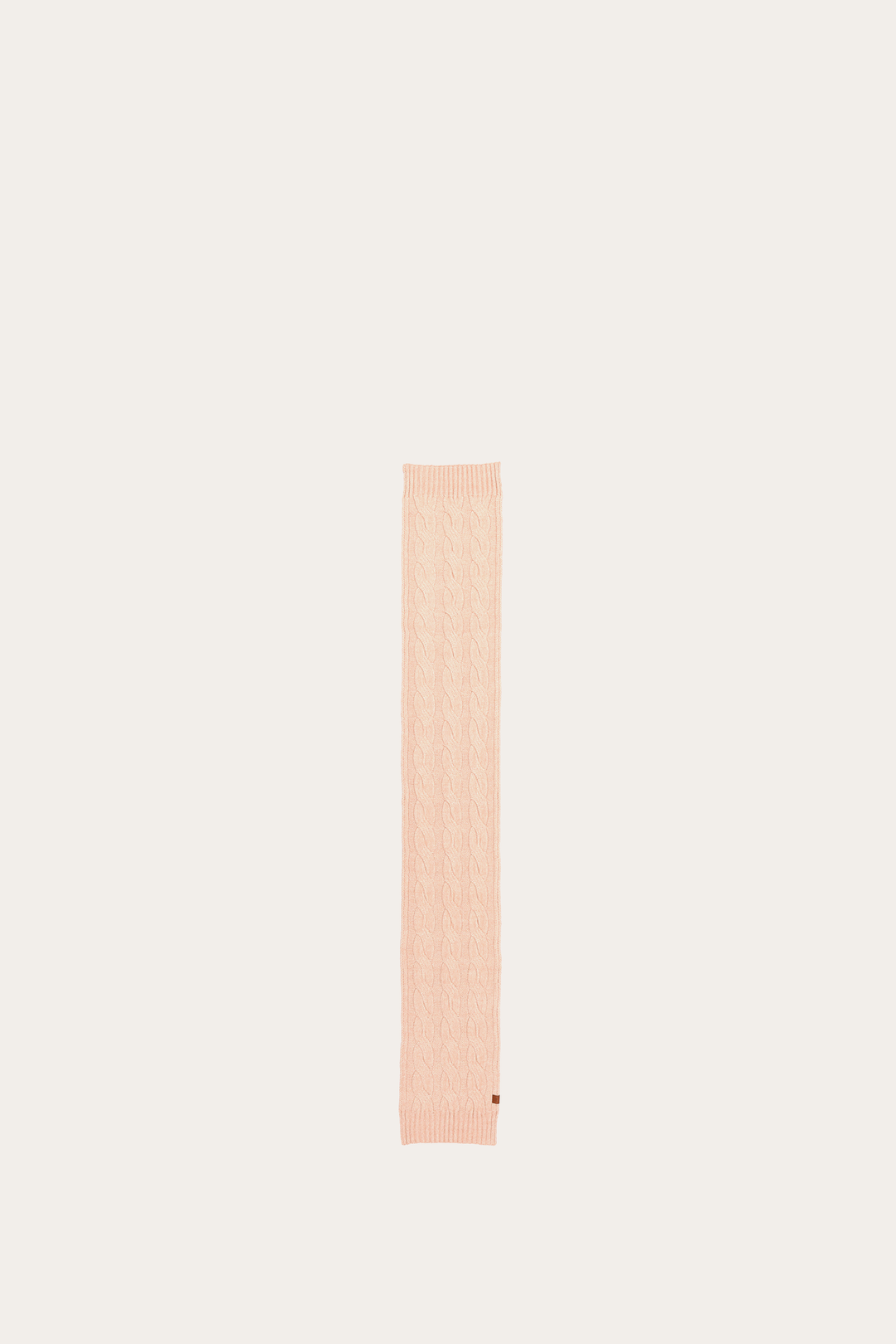 Frye Rose Cloud Wide Cable Scarf / Rose Cloud