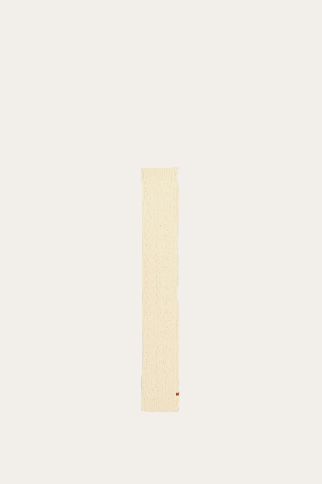 Frye Birch Wide Cable Scarf / Birch