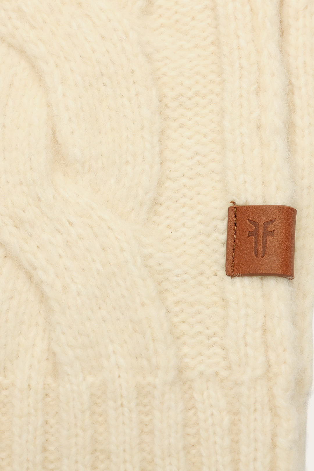 Frye Birch Wide Cable Scarf / Birch
