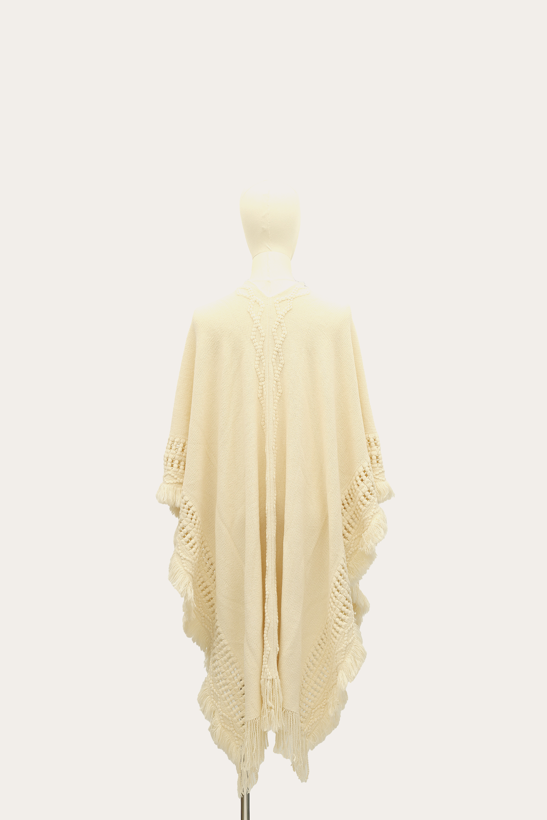 Frye Birch Embellished Fringe Ruana / Birch