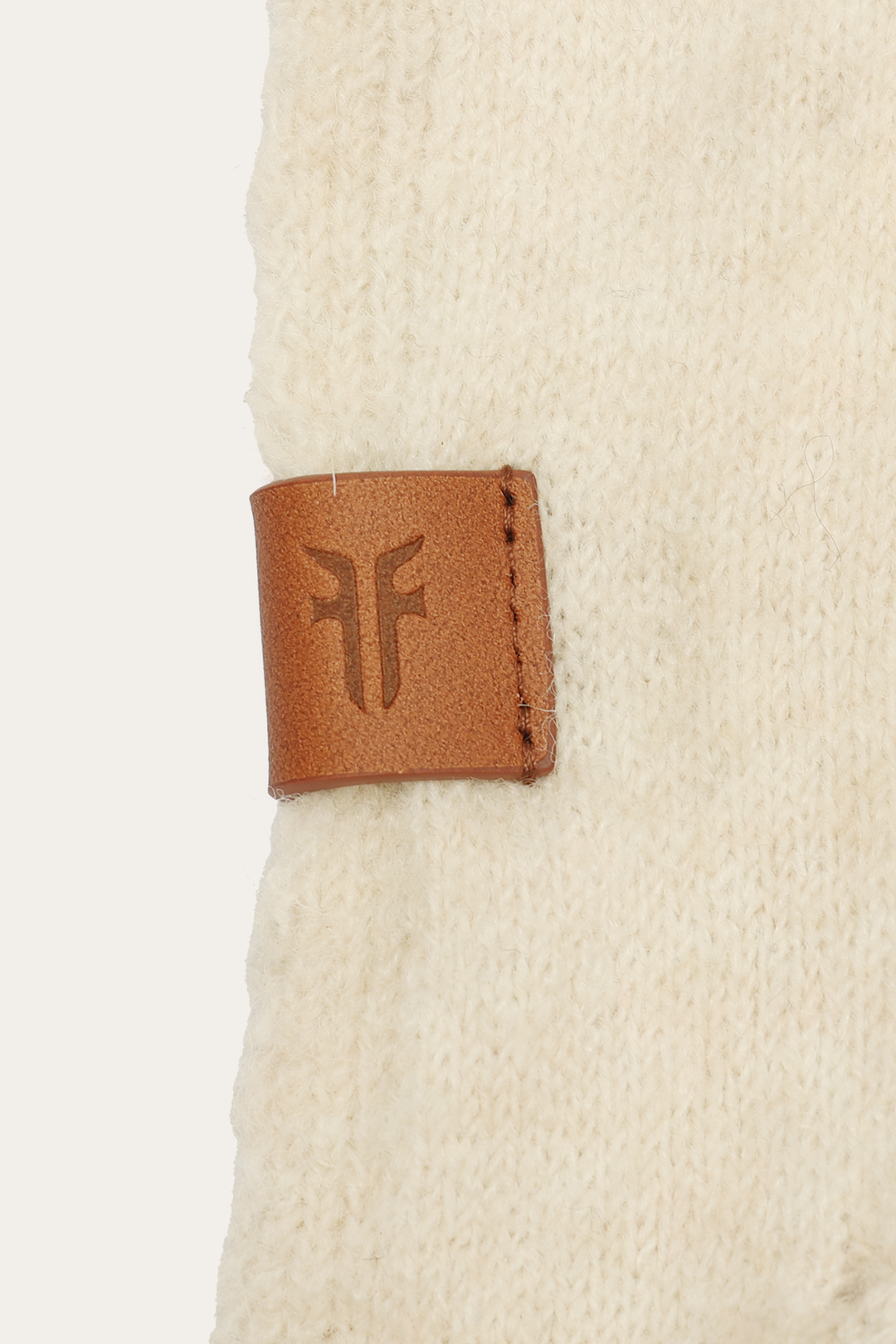 Frye Birch Long Fringe Triangle Scarf / Birch