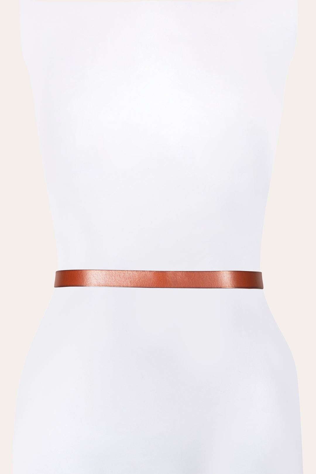 Frye 25mm Tan Logo Western Belt / Tan