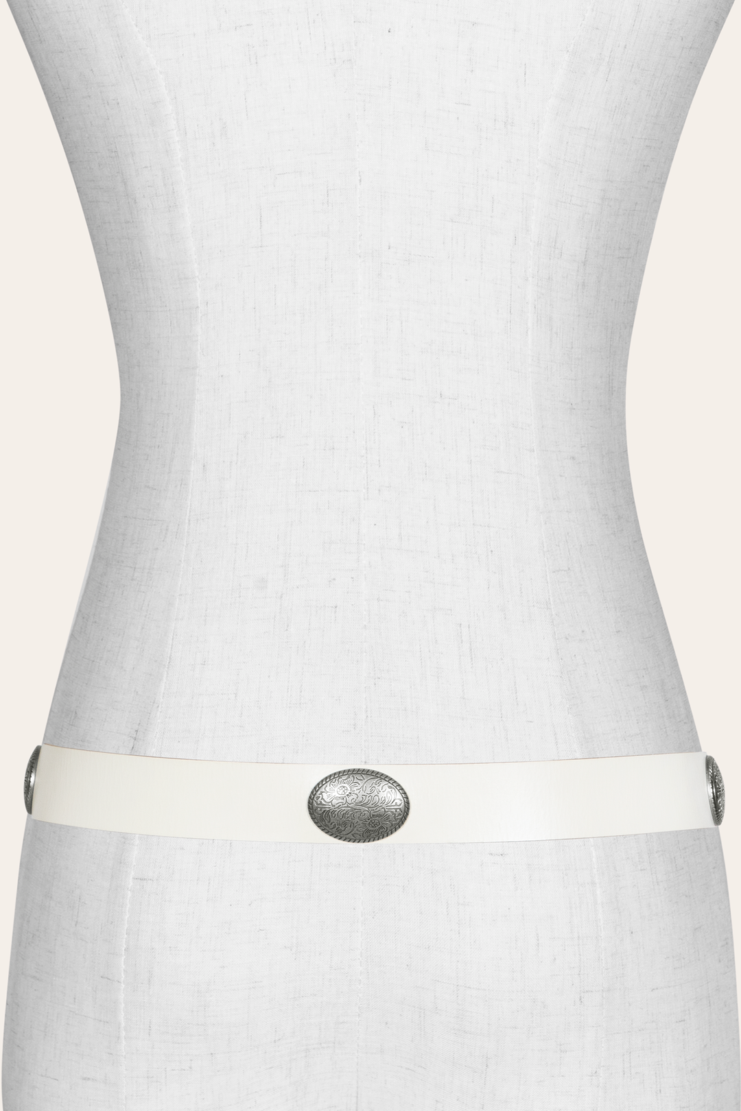 Frye Women’s Oat 30mm Concho Belt / Oat