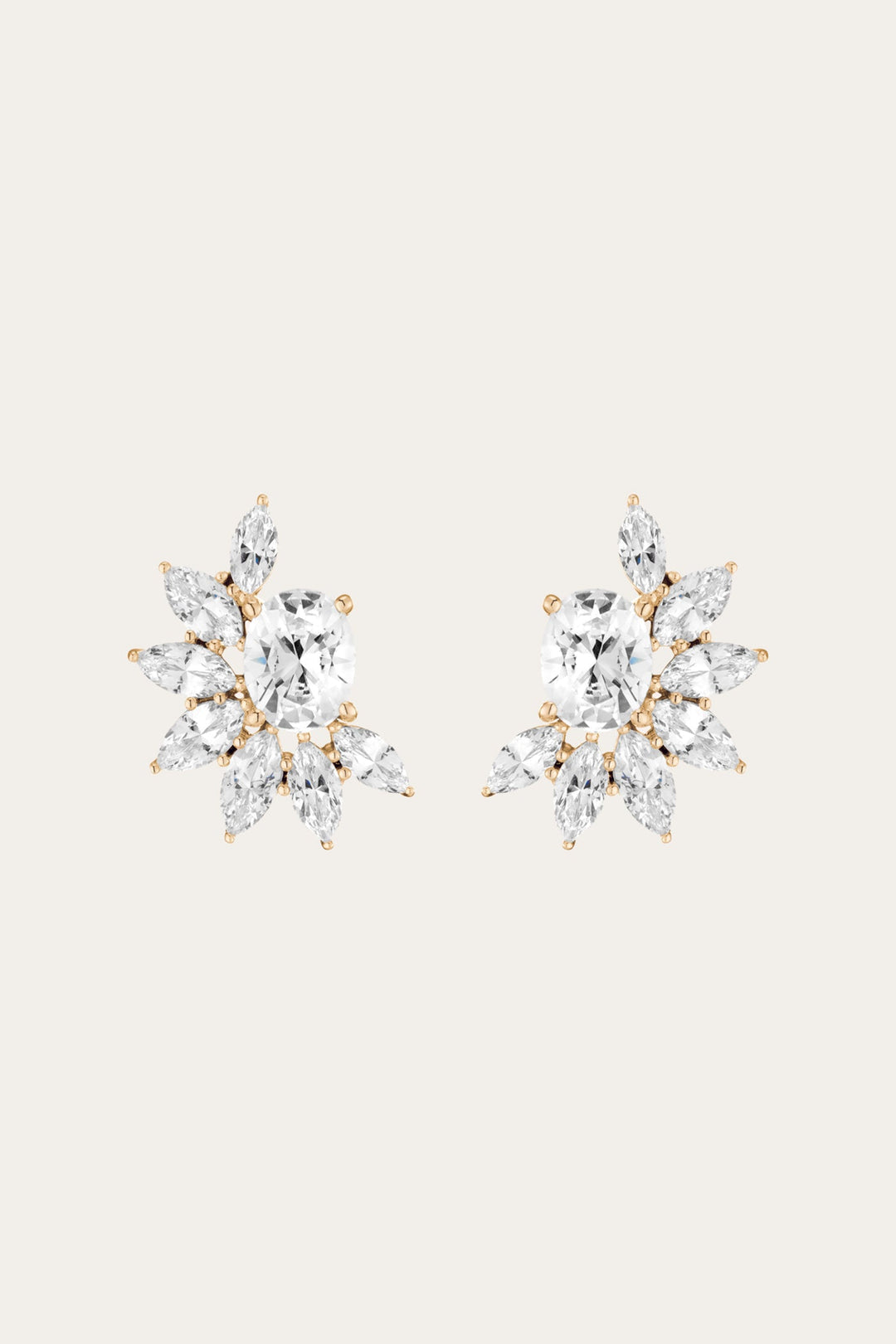 Frye Women’s Marquise Fringe Earrings | Aurate x The Frye Company / Yellow Vermeil