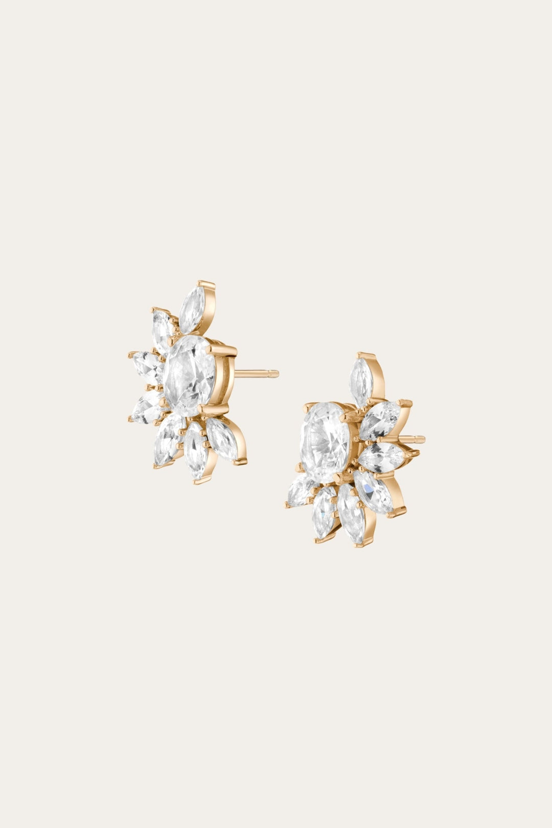 Frye Women’s Marquise Fringe Earrings | Aurate x The Frye Company / Yellow Vermeil