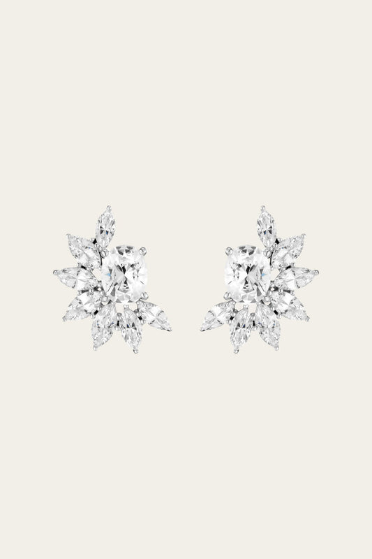 Frye Women’s Marquise Fringe Earrings | Aurate x The Frye Company / Sterling Silver
