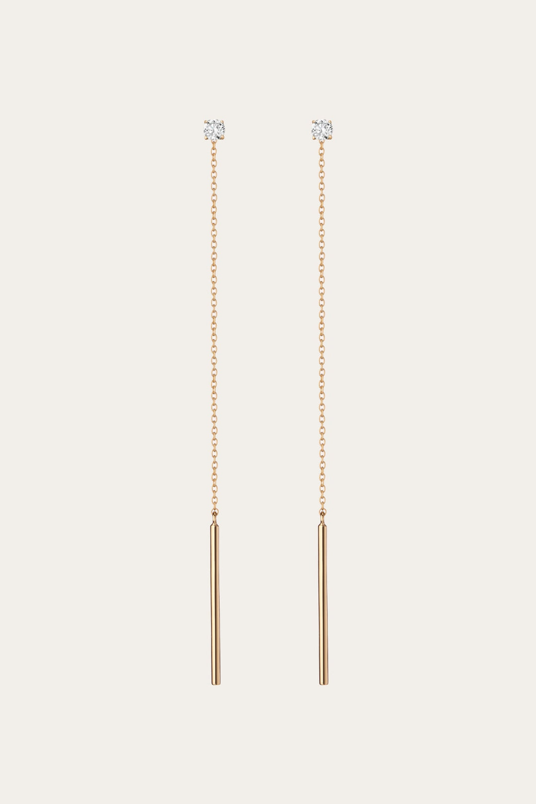 Frye Women’s Lab Grown Diamond Lariat Earrings | Aurate x The Frye Company / 14k Yellow Gold