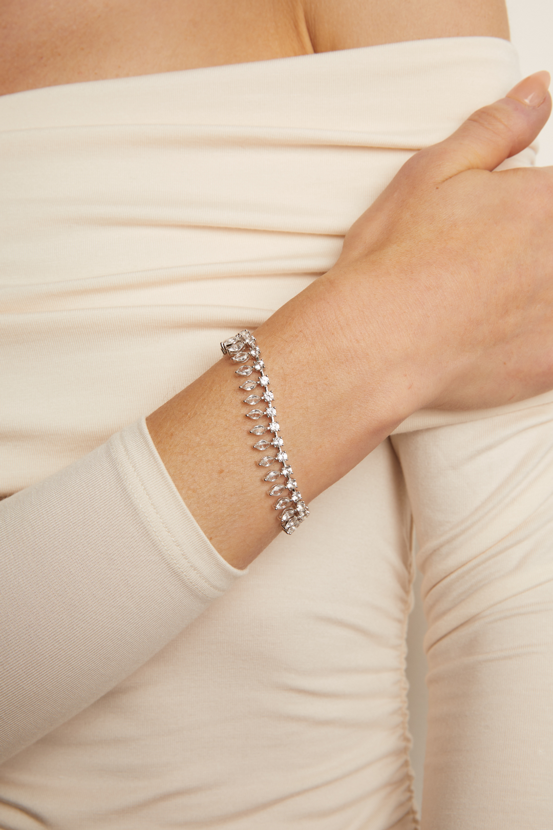 Frye Women’s Marquise Fringe Bracelet | Aurate x The Frye Company / Sterling Silver