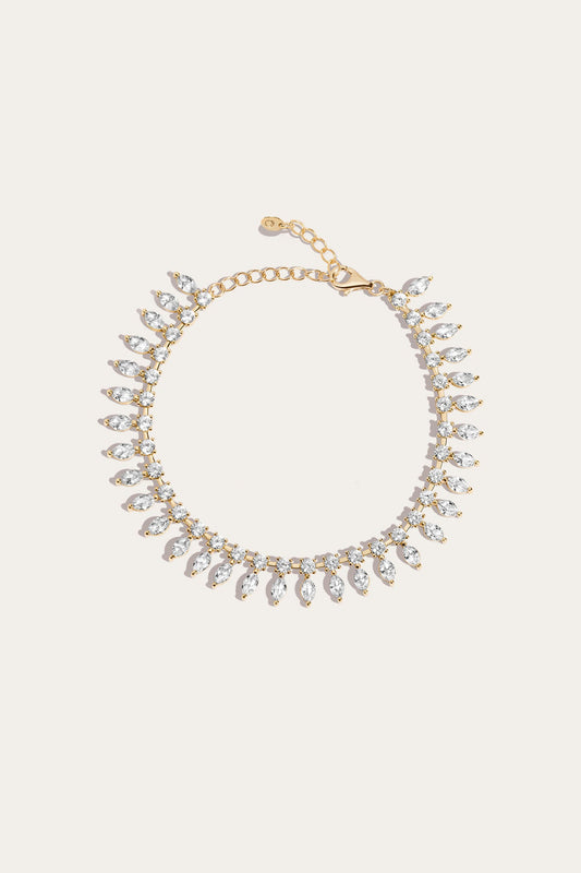 Frye Women’s Marquise Fringe Bracelet | Aurate x The Frye Company / Yellow Vermeil