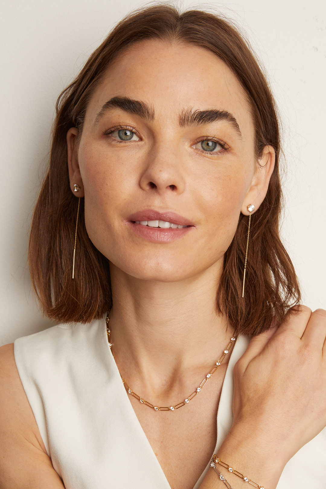 Frye Women’s Spur Lariat Earrings | Aurate x The Frye Company / Yellow Vermeil