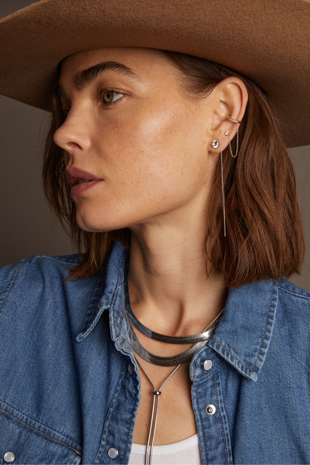 Frye Women’s Spur Lariat Earrings | Aurate x The Frye Company / Sterling Silver