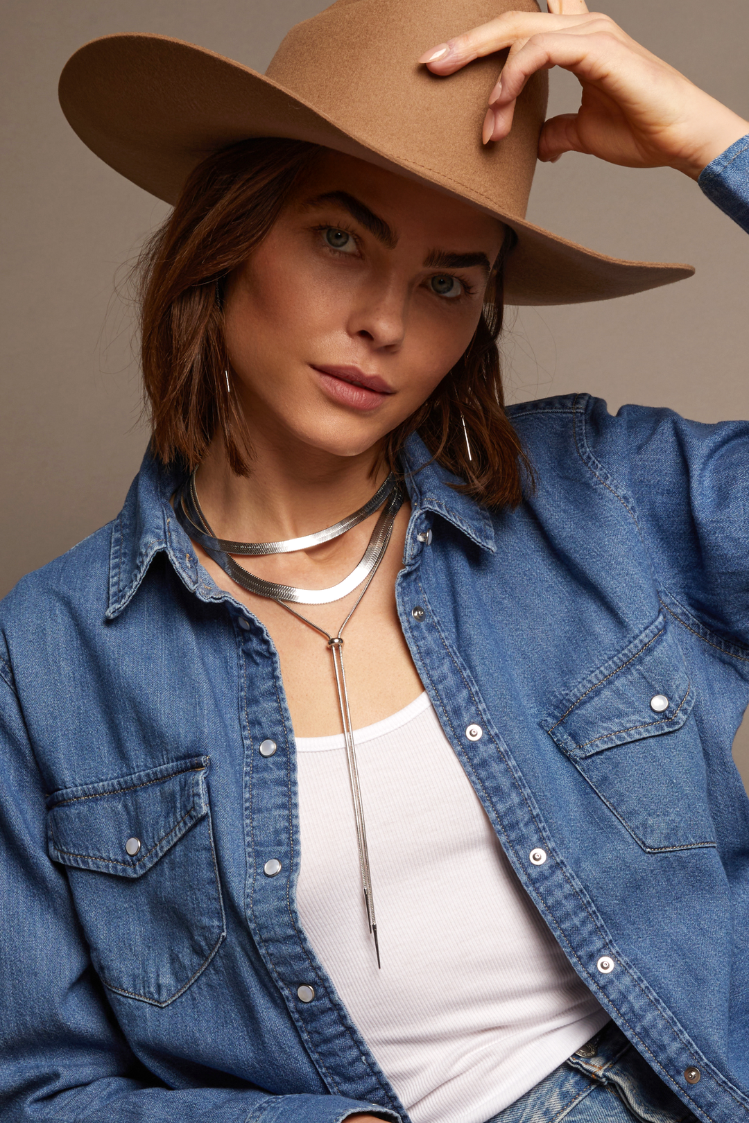 Frye Women’s Lasso Bolo Necklace | Aurate x The Frye Company / Sterling Silver