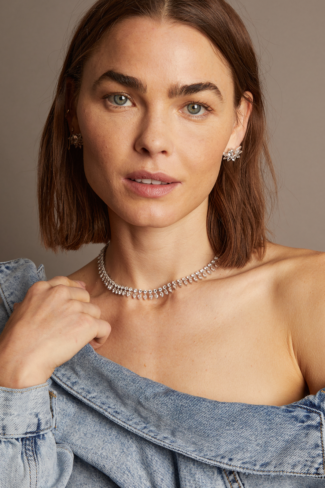 Frye Women’s Marquise Fringe Necklace | Aurate x The Frye Company / Sterling Silver