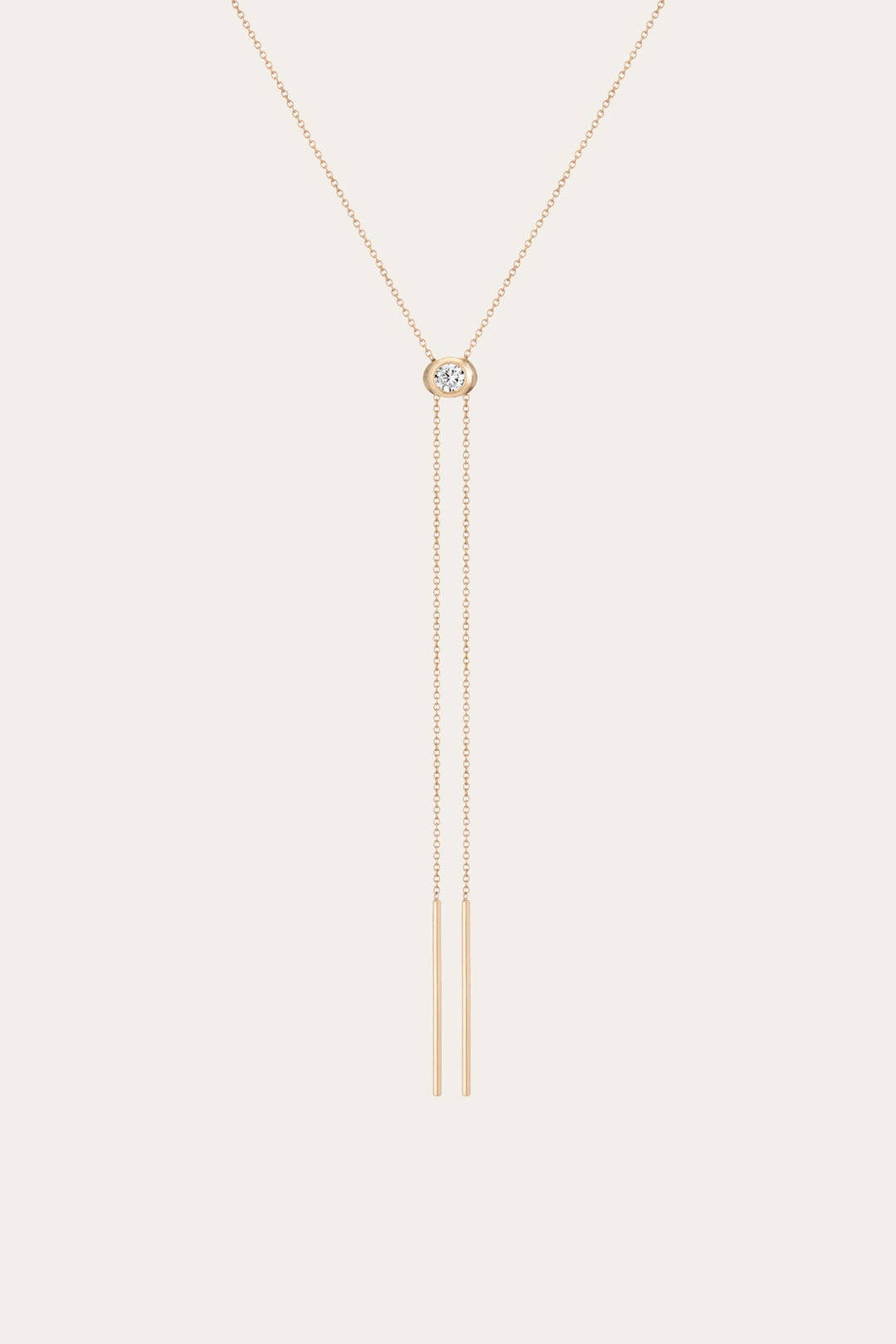 Frye Women’s Lab Grown Diamond Bolo Necklace | Aurate x The Frye Company / 14k Yellow Gold