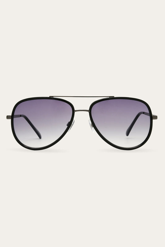 Frye Reagan Black Sunglasses / Black