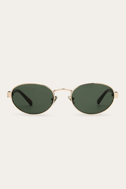 Frye Savannah Sunglasses / Olive Gold