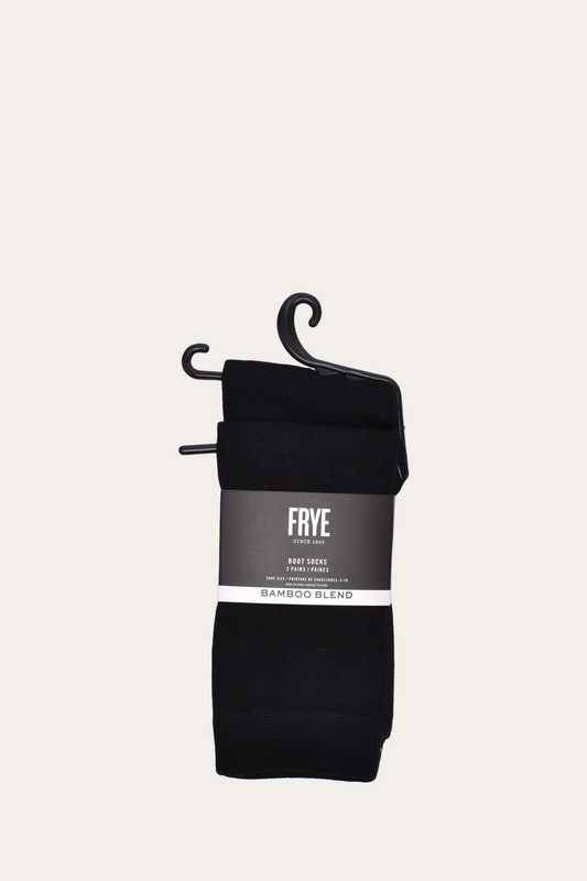 Frye Women’s Black Bamboo Boot Socks 2 Pack / Black