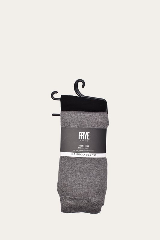 Frye Women’s Ash Bamboo Boot Socks 2 Pack / Ash