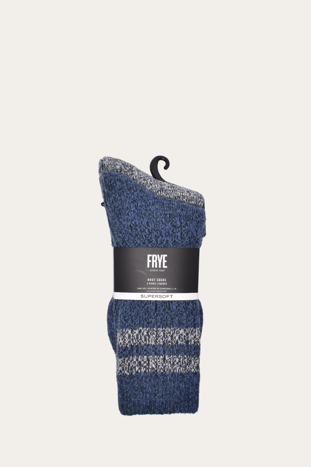 Frye Women’s Navy Super Soft Boot Socks 2 Pack / Navy