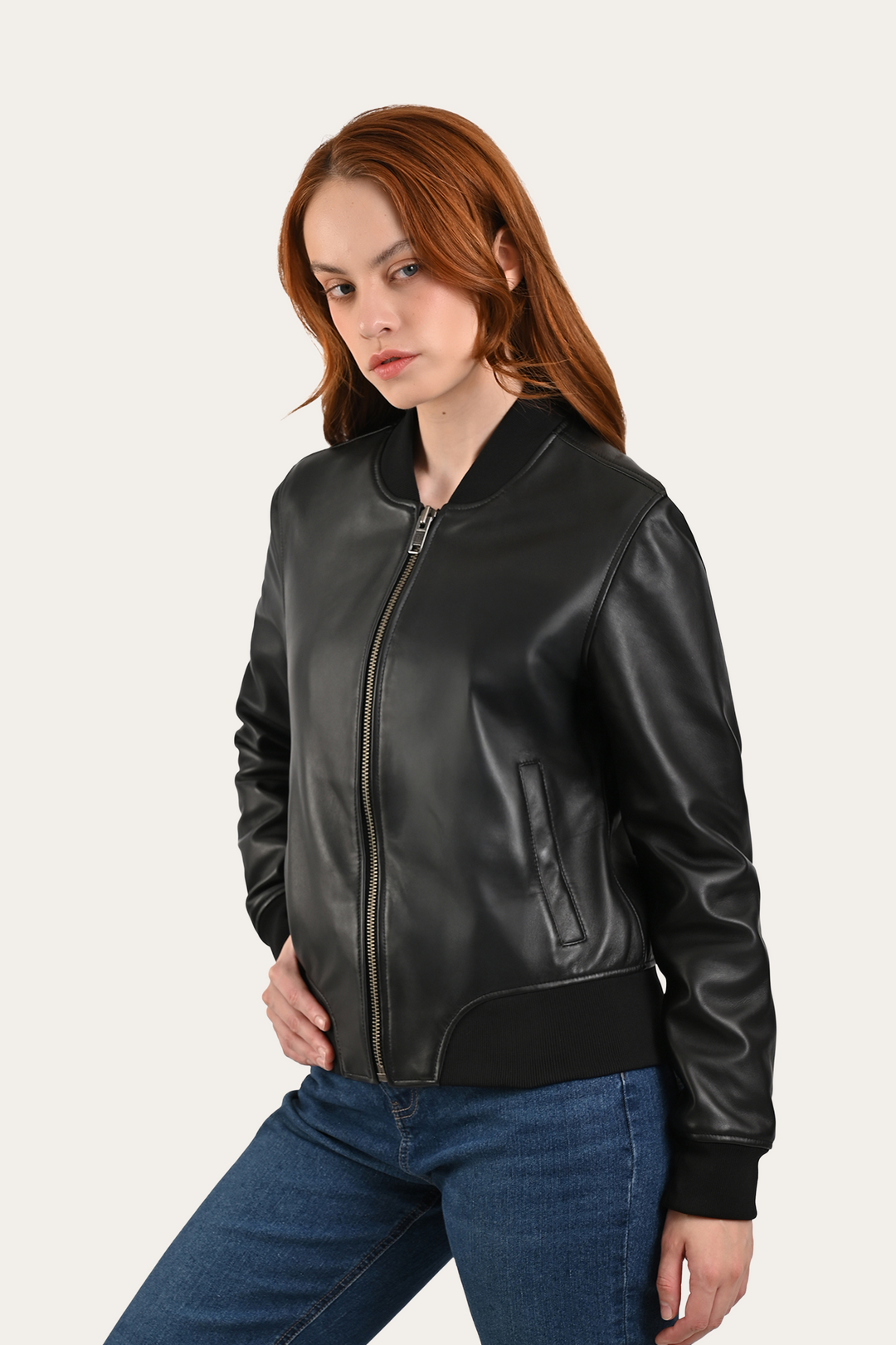 Frye Black Bolton Bomber Jacket / Black