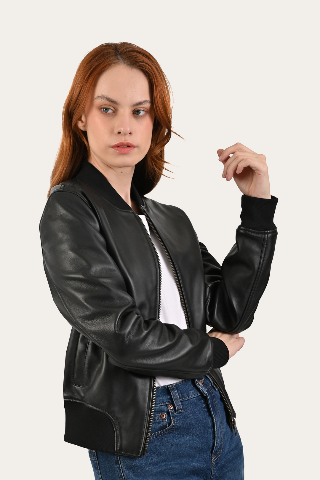Frye Black Bolton Bomber Jacket / Black