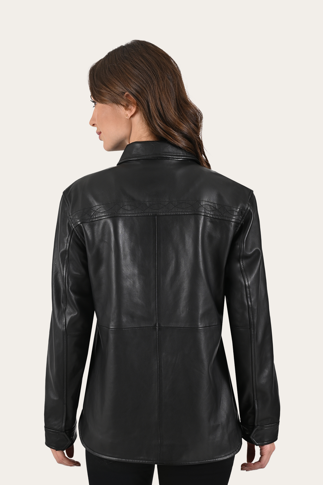 Frye Black Bailor Shirt Jacket / Black