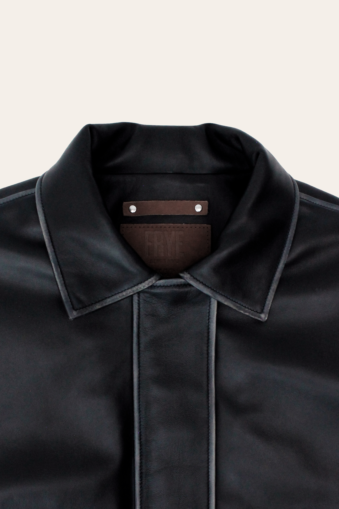 Frye Black Harper Oversized Bomber / Black
