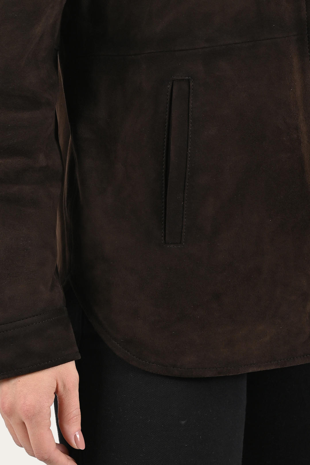 Frye Dark Brown Avett Overshirt Jacket / Dark Brown