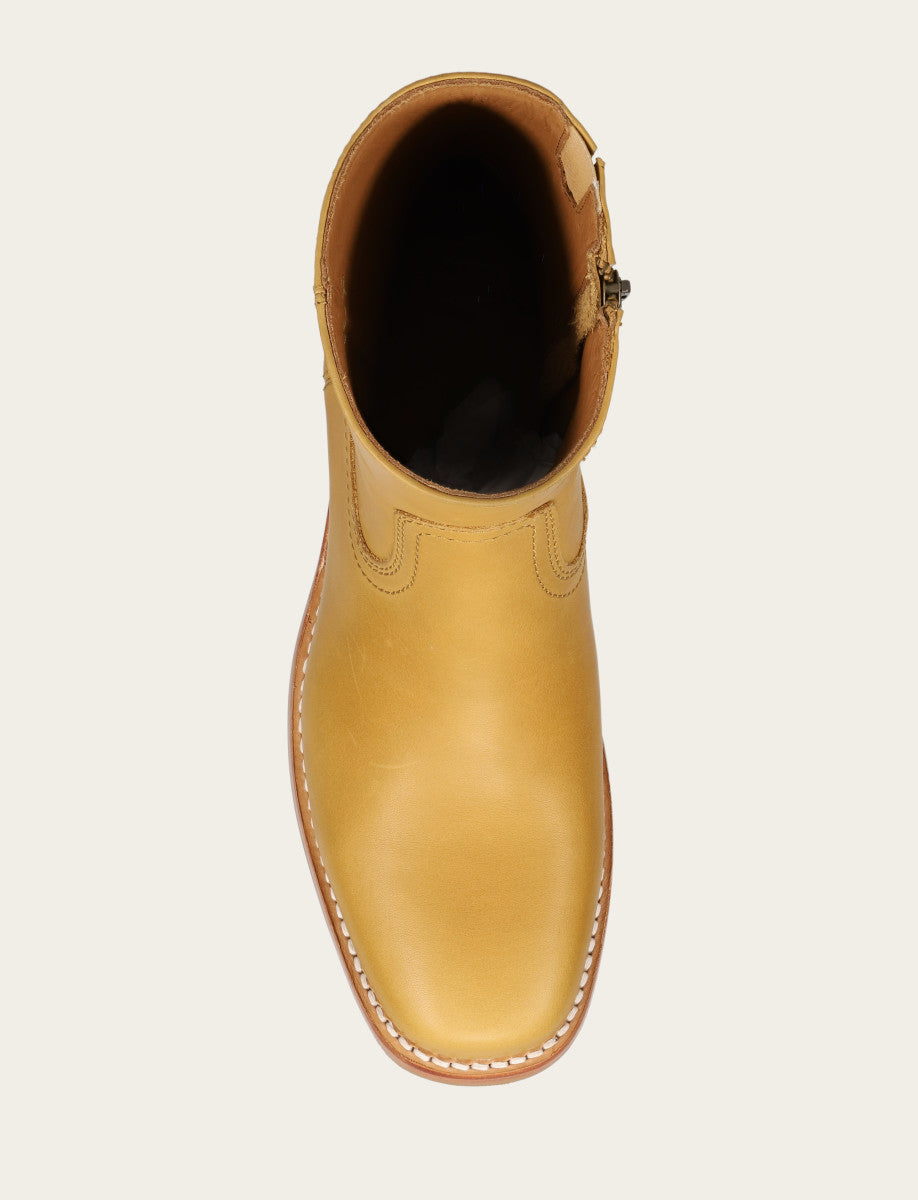 Frye Men's Banana Campus Inside Zip Boot / Banana