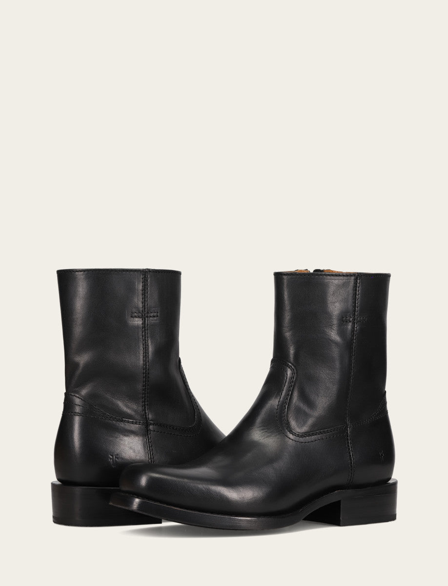 Frye Men's Black Campus Inside Zip Boot / Black