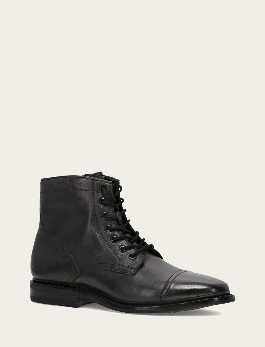 Frye Men's Black Paul Mid Lace Boot / Black