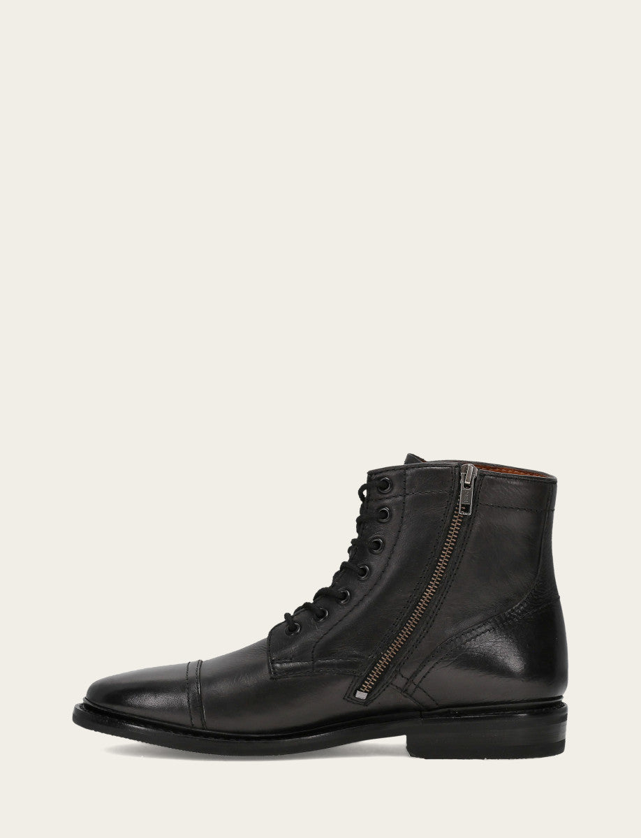 Frye Men's Black Paul Mid Lace Boot / Black