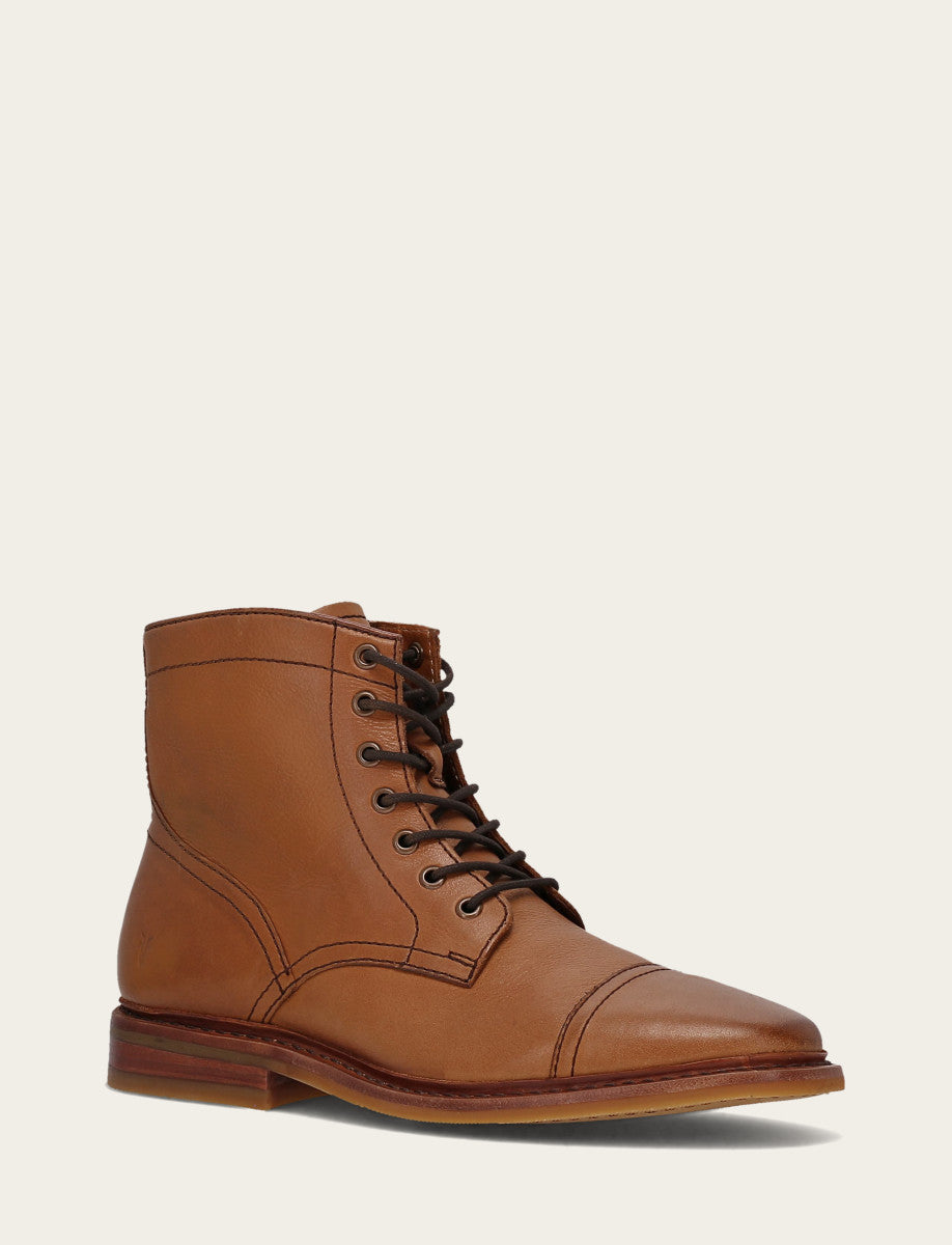 Frye Men's Saddle Paul Mid Lace Boot / Saddle
