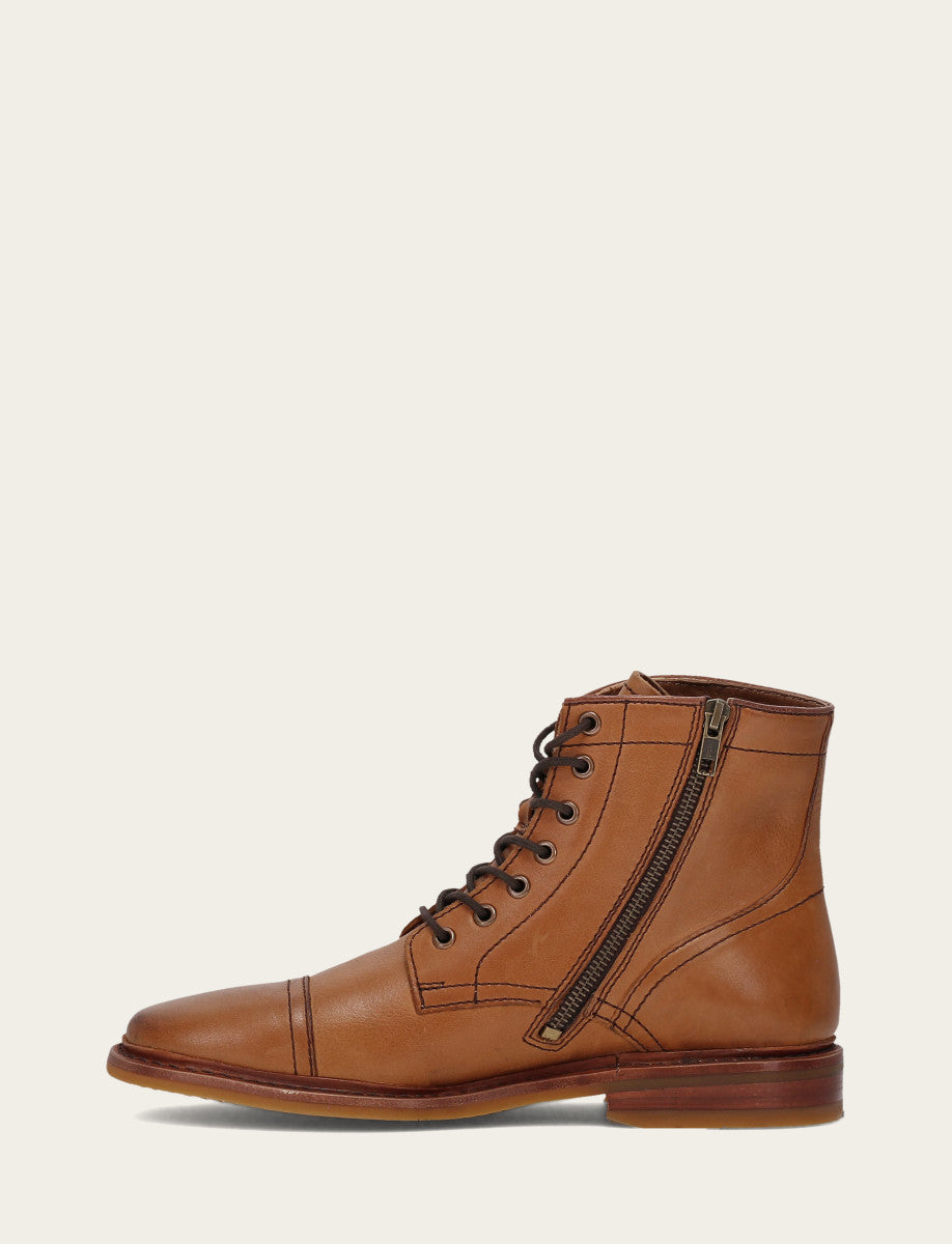 Frye Men's Saddle Paul Mid Lace Boot / Saddle